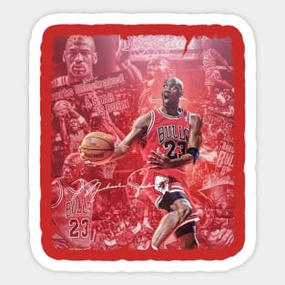 BASKETBALLART - JORDAN HISTORY Sticker